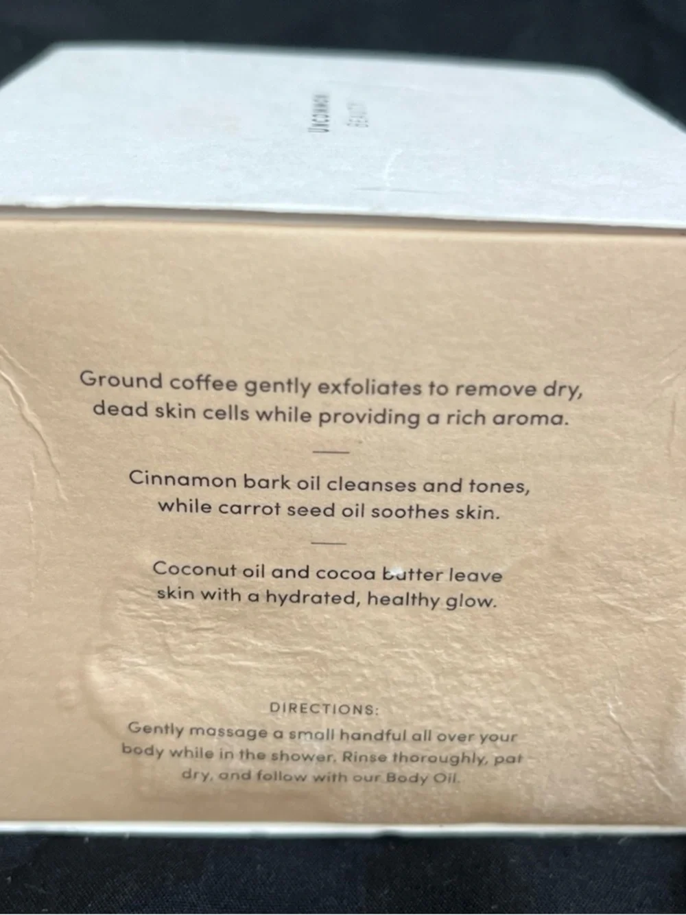 Uncommon Beauty Coffee Scrub w/Box 9 oz - Picture 2 of 6